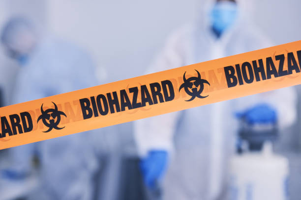 Professional Biohazard Cleanup technician working in Tenino, WA